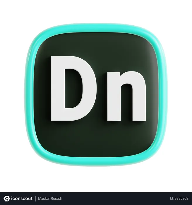 Free Adobe Dimension  3D Icon