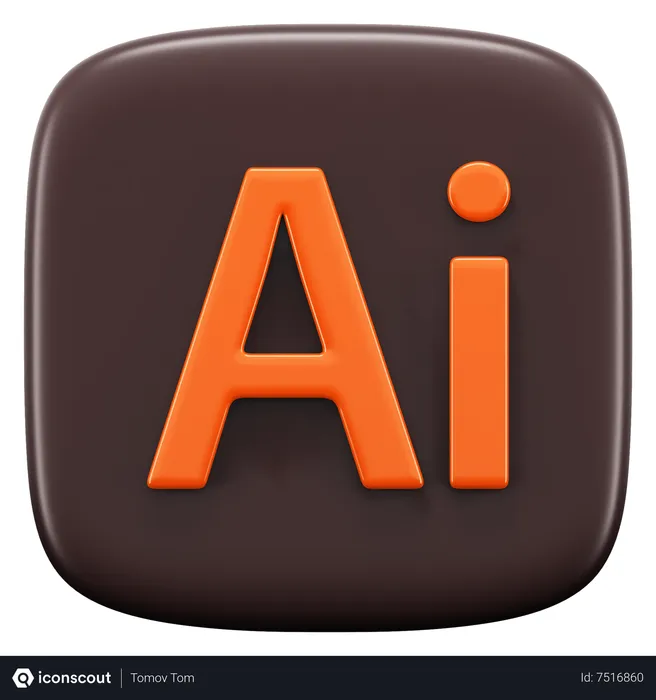 Free Adobe Illustrator Logo 3D Icon