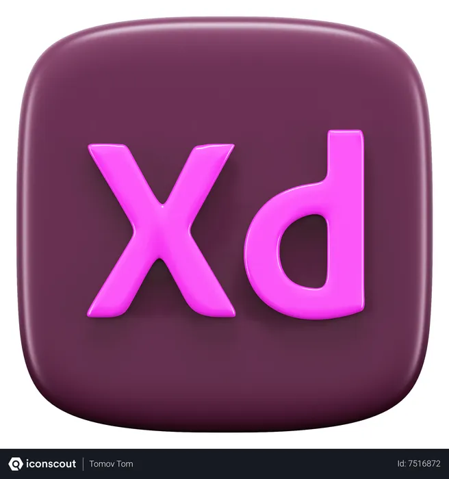 Free Adobe Xd Logo 3D Icon