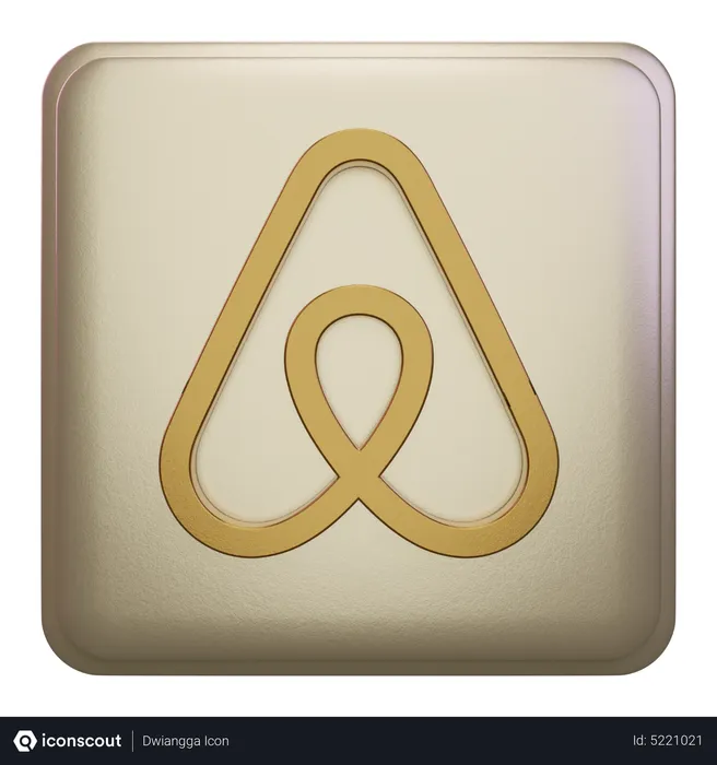 Free Airbnb Logo 3D Icon