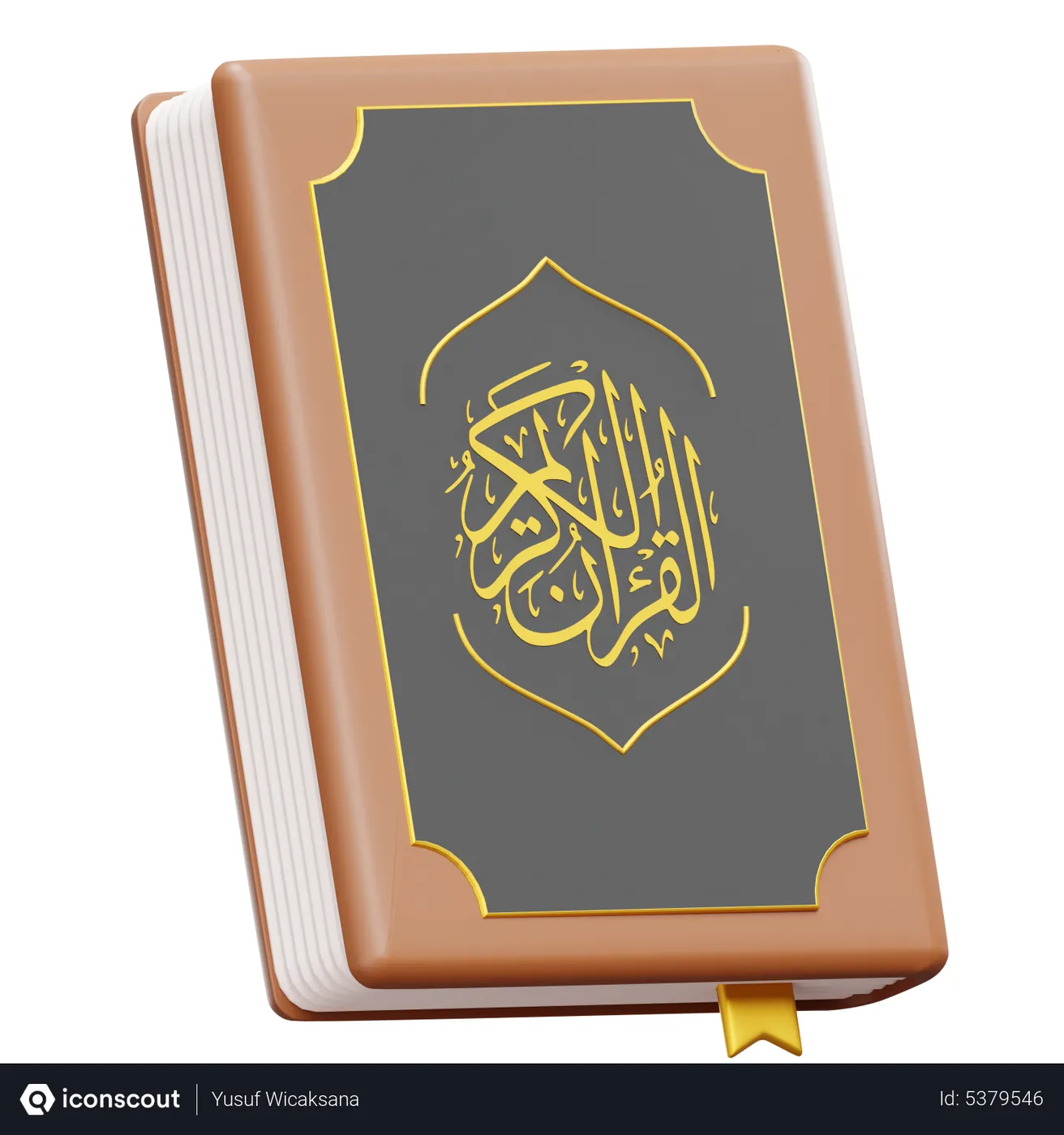 Free Al Quran 3D Icon - Free Download Culture & Religion 3D Icons ...