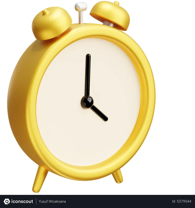Free Alarm Clock  3D Icon