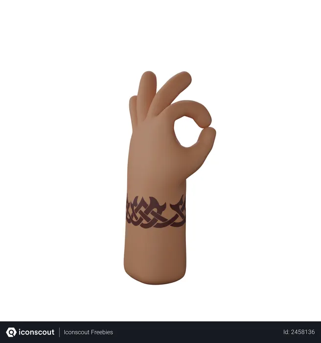 Free All okay gesture  3D Icon