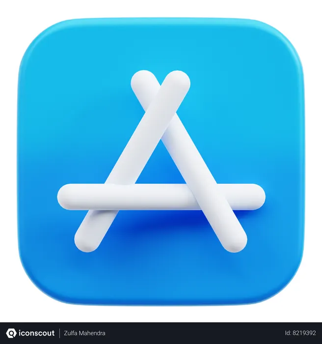 Free App Store  3D Icon