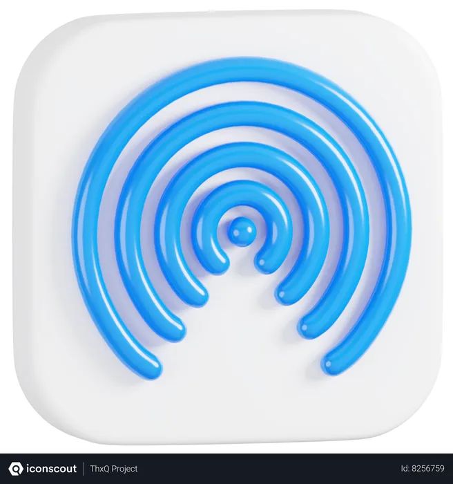 Free Apple Airdrop  3D Icon