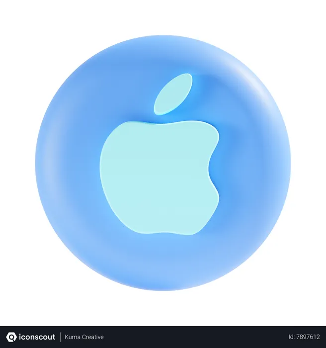 Free Apple Logo  3D Icon