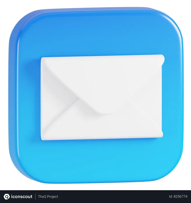 Free Apple Mail Application Logo  3D Icon