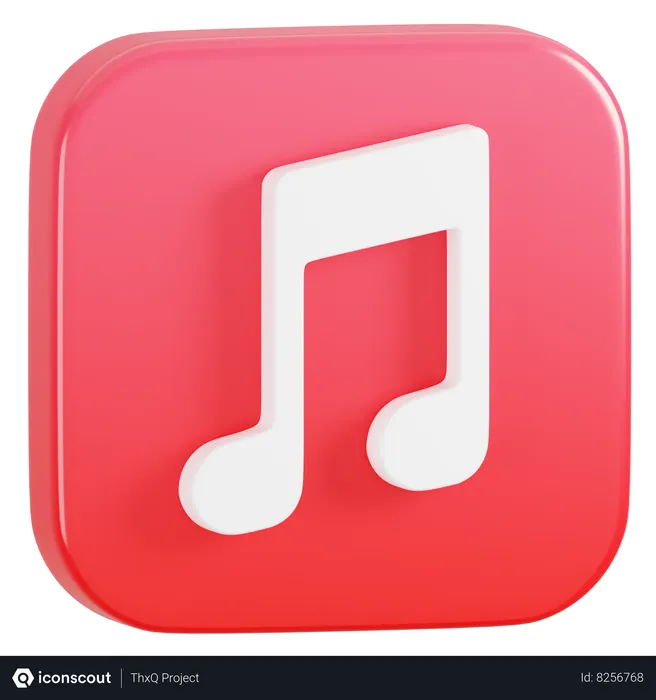 Free Apple Music  3D Icon