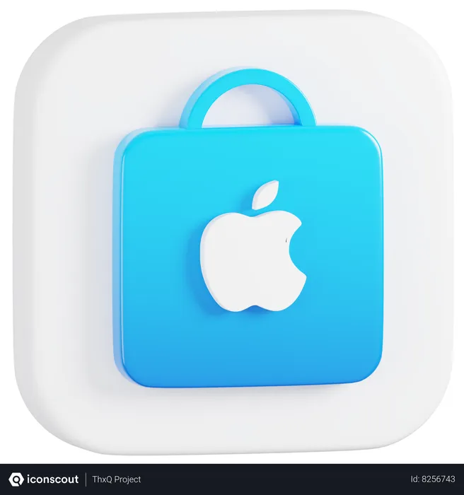Free Apple Store  3D Icon