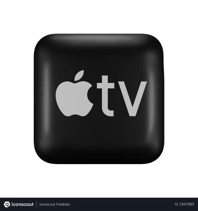Free Apple TV Logo 3D Logo