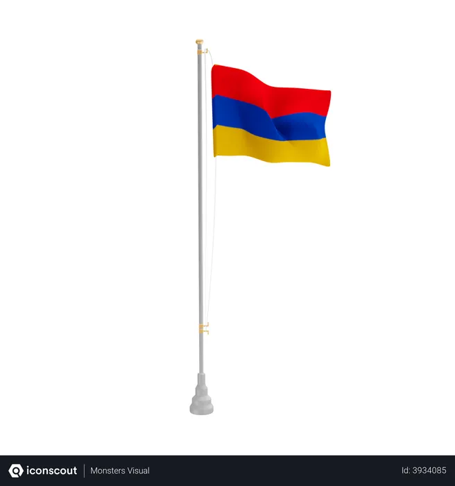 Free Armenia Flag 3D Flag