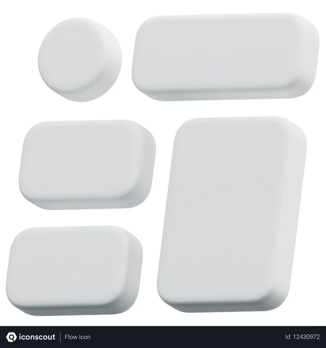 Free Asymmetric Composition  3D Icon