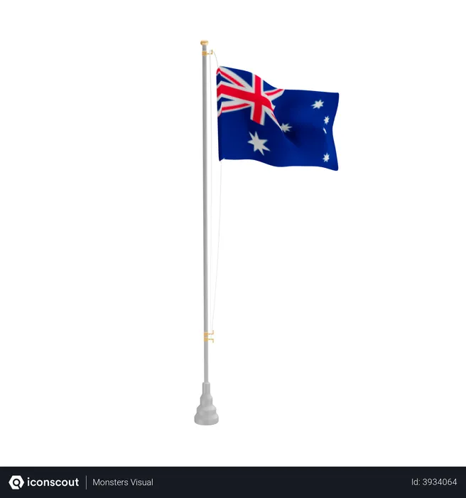 Free Australia Flag 3D Illustration