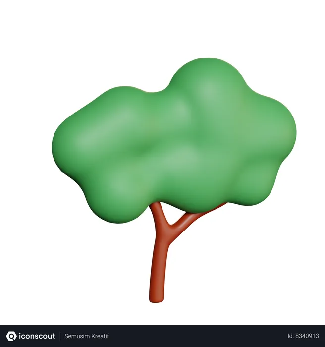 Free Autumn Tree  3D Icon