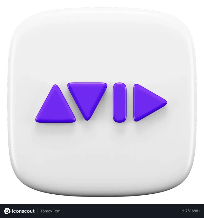 Free Avid Logo 3D Icon