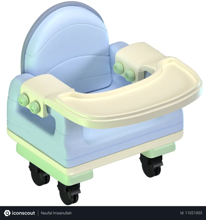 Free Baby Chair  3D Icon