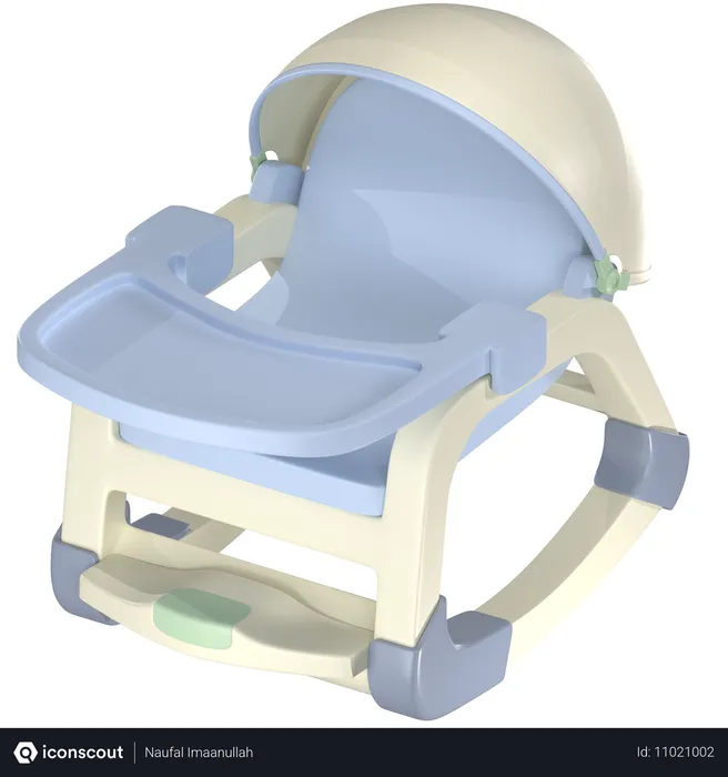 Free Baby Crib  3D Icon