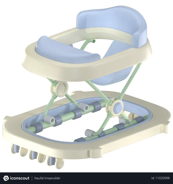 Free Baby Stroller  3D Icon