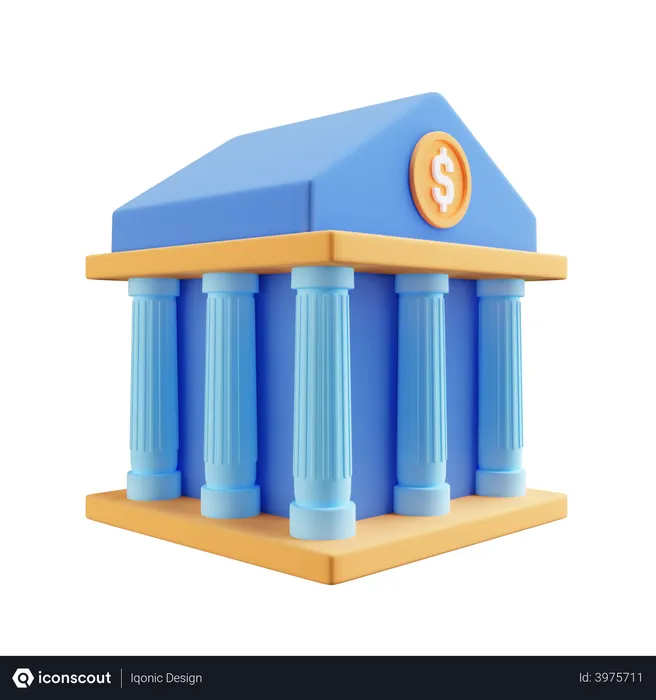 Free Banco  3D Illustration