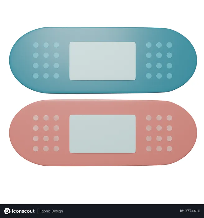 Free Band Aid  3D Illustration