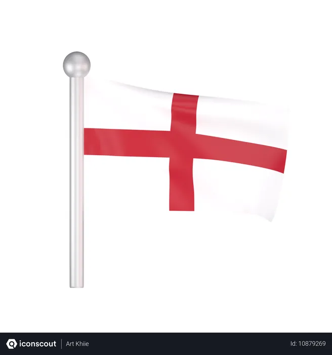 Free Bandeira da inglaterra  3D Icon