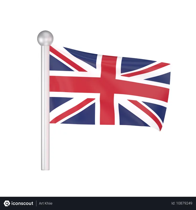 Free Bandera del reino unido  3D Icon