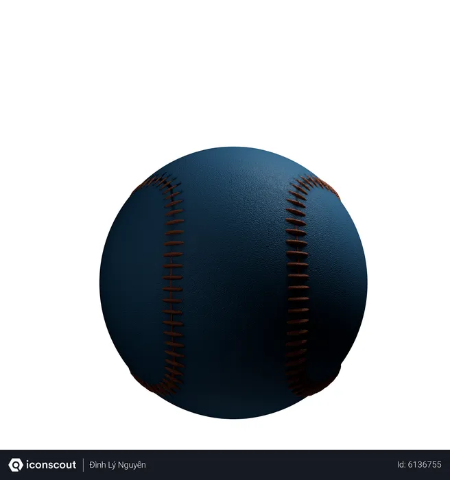 Free Baseball  3D Icon
