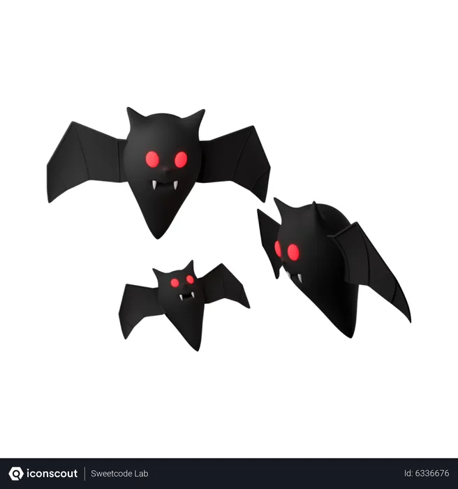 Free Bats  3D Icon