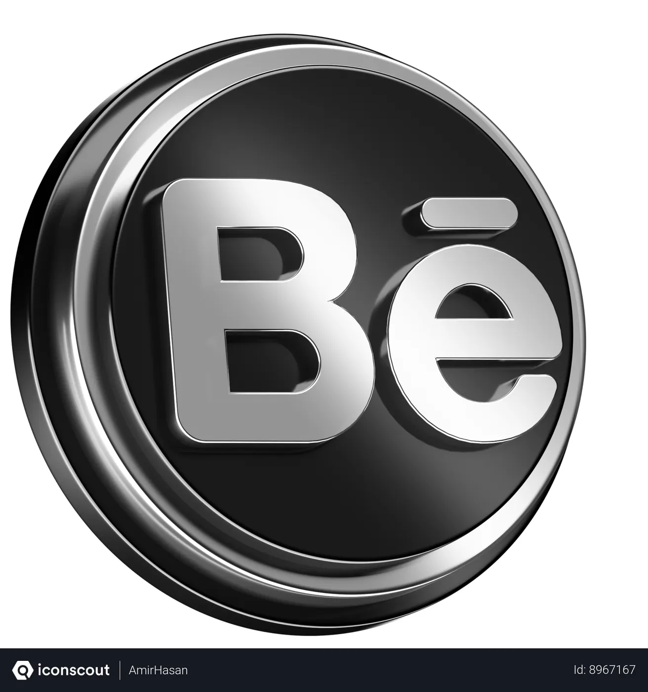 Free Behance 3D Icon - Free Download Logos 3D Icons | IconScout
