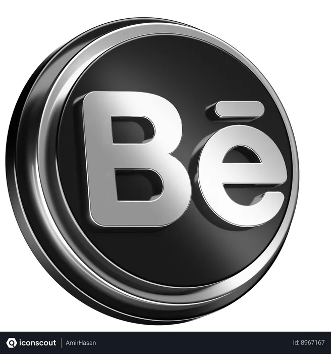 Free Behance Logo 3D Icon