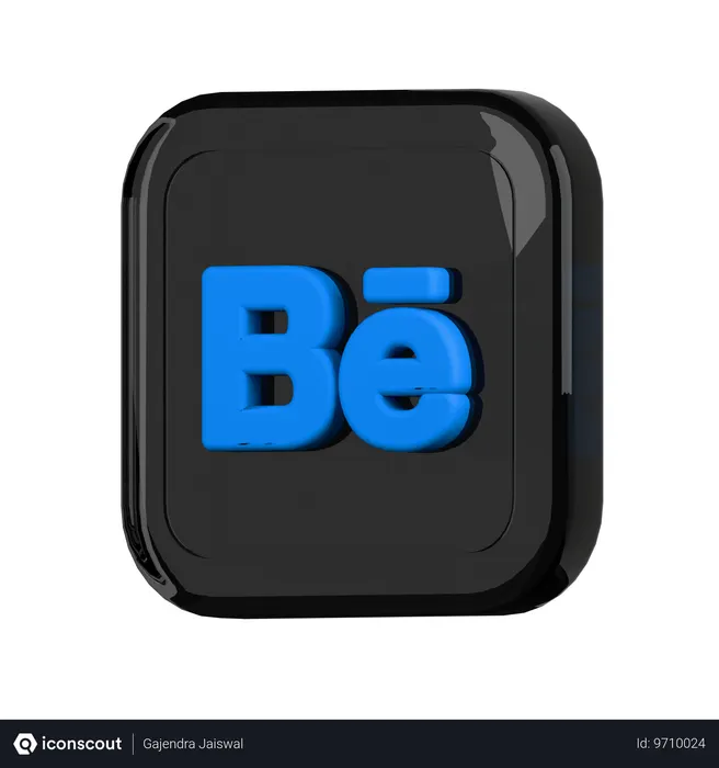 Free Behance 3D Icon - Free Download Logos 3D Icons | IconScout