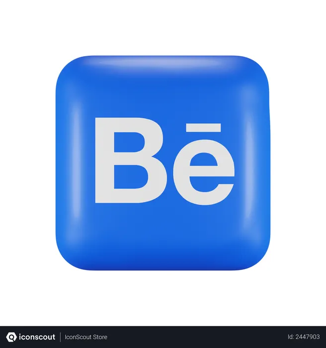 Free Behance Logo 3D Logo