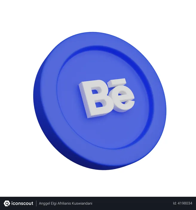 Free Behance Logo 3D Logo