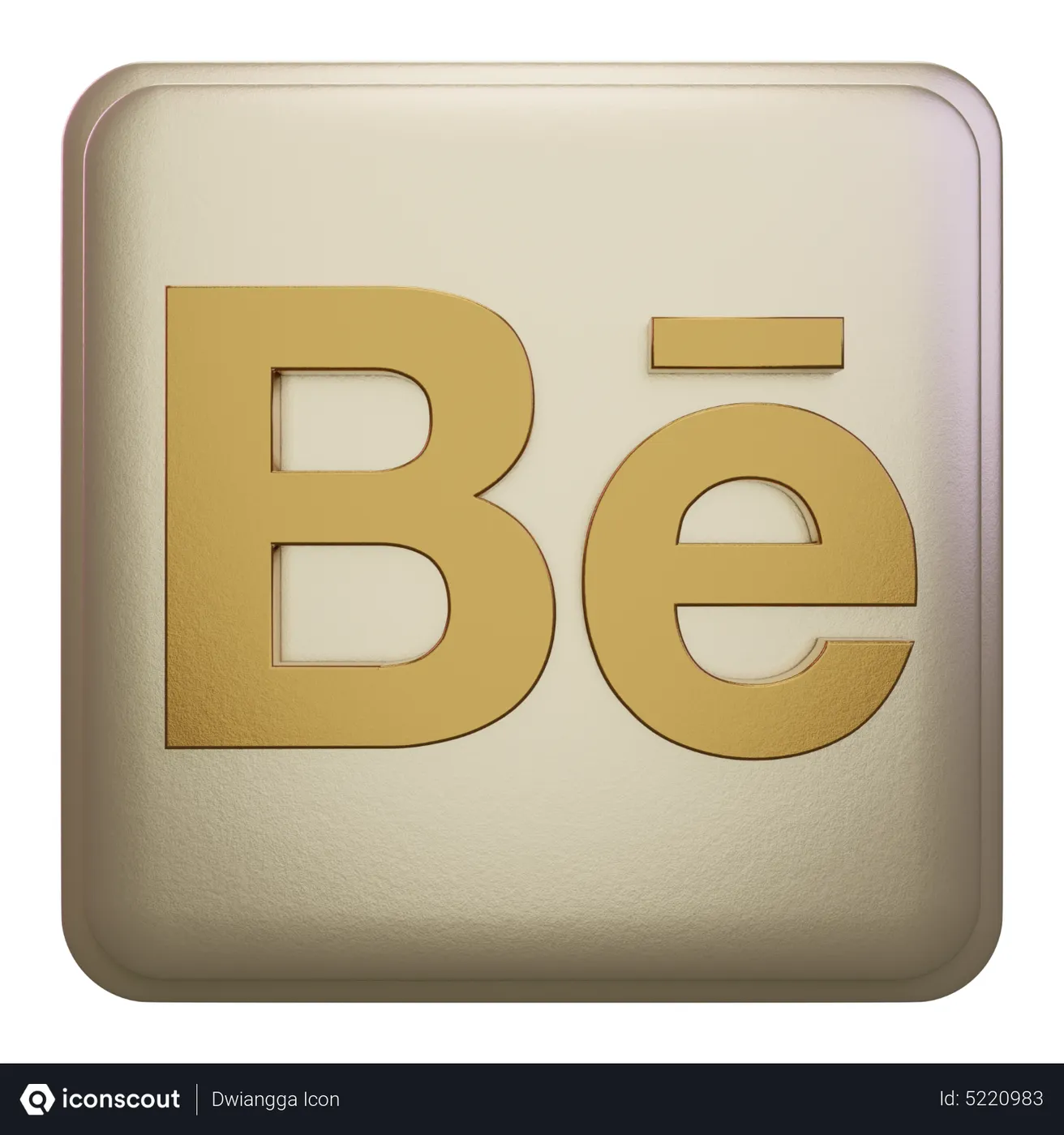 Free Behance 3D Icon - Free Download Logos 3D Icons | IconScout