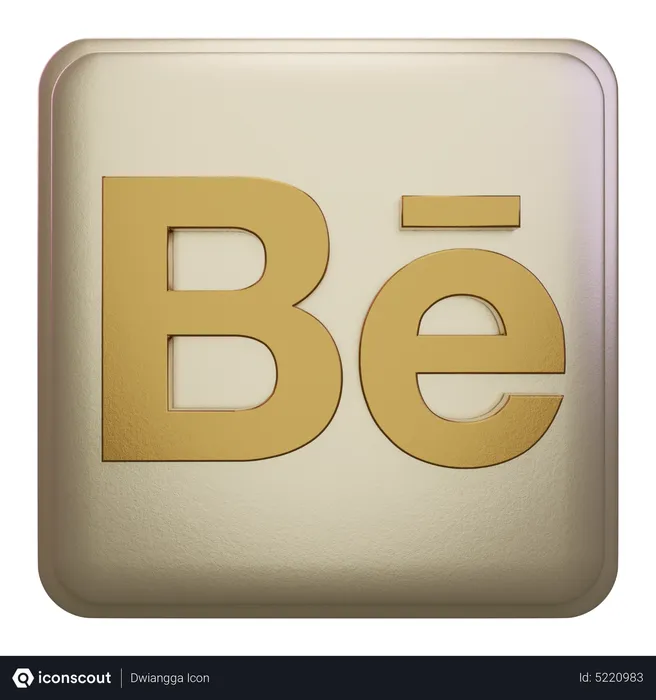Free Behance Logo 3D Icon