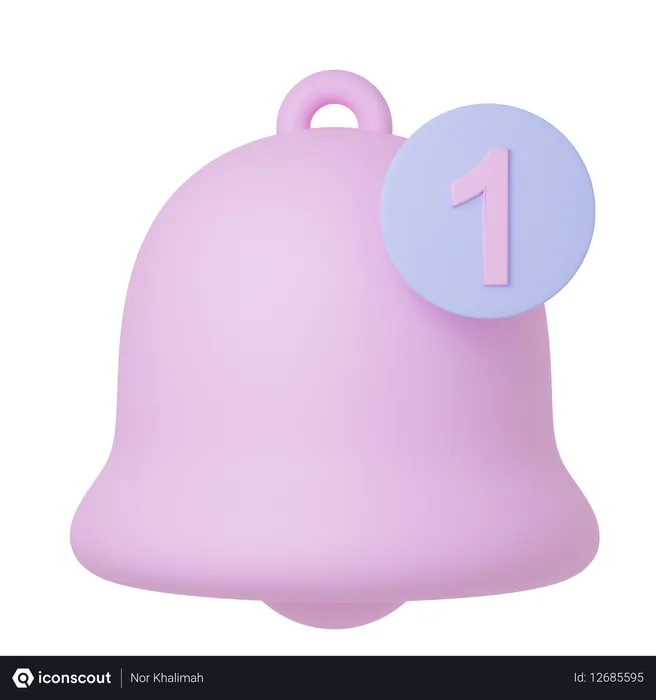Free 벨 알림  3D Icon