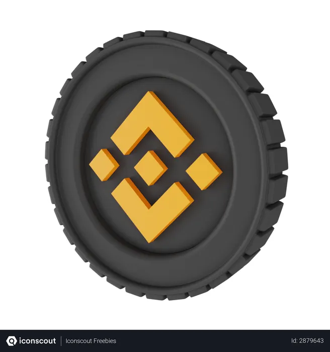 Free Binance  3D Icon