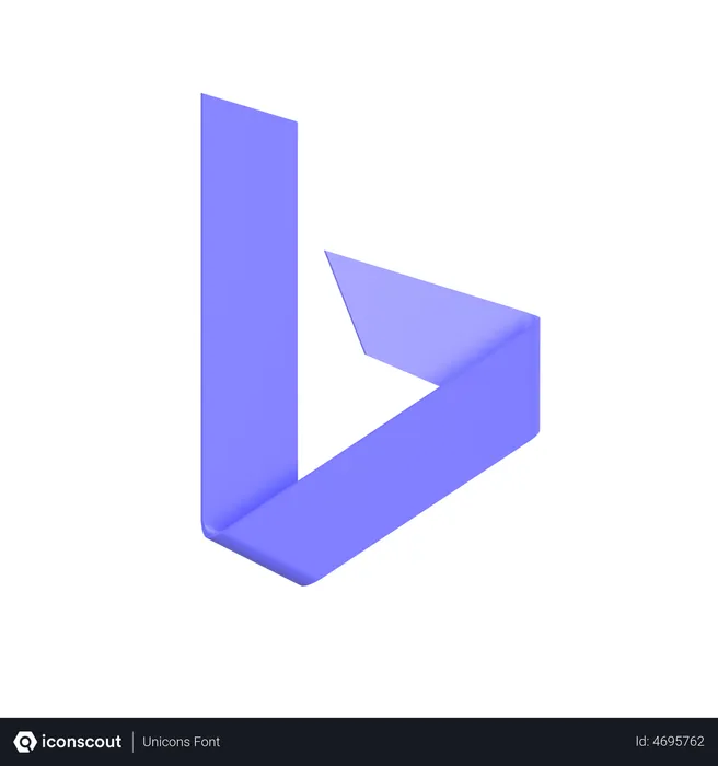 Free Bing Logo 3D Icon