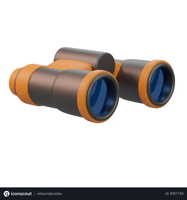 Free Binocular  3D Icon