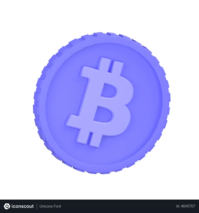 Free Bitcoin-2 Logo 3D Icon