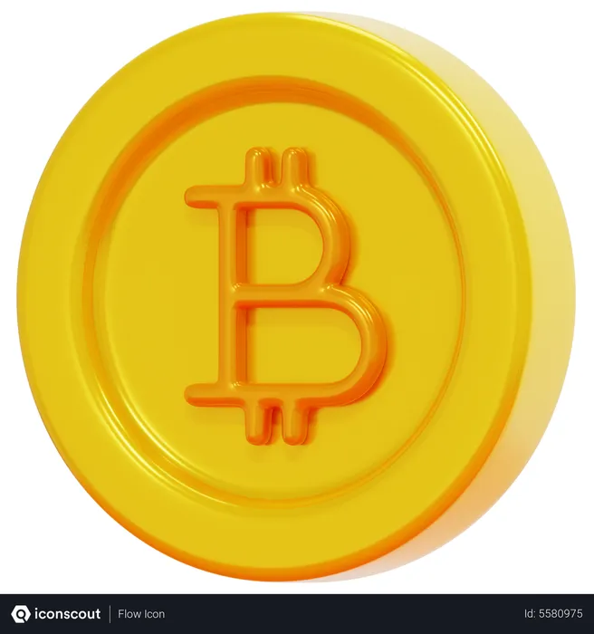 Free Bitcoin  3D Icon