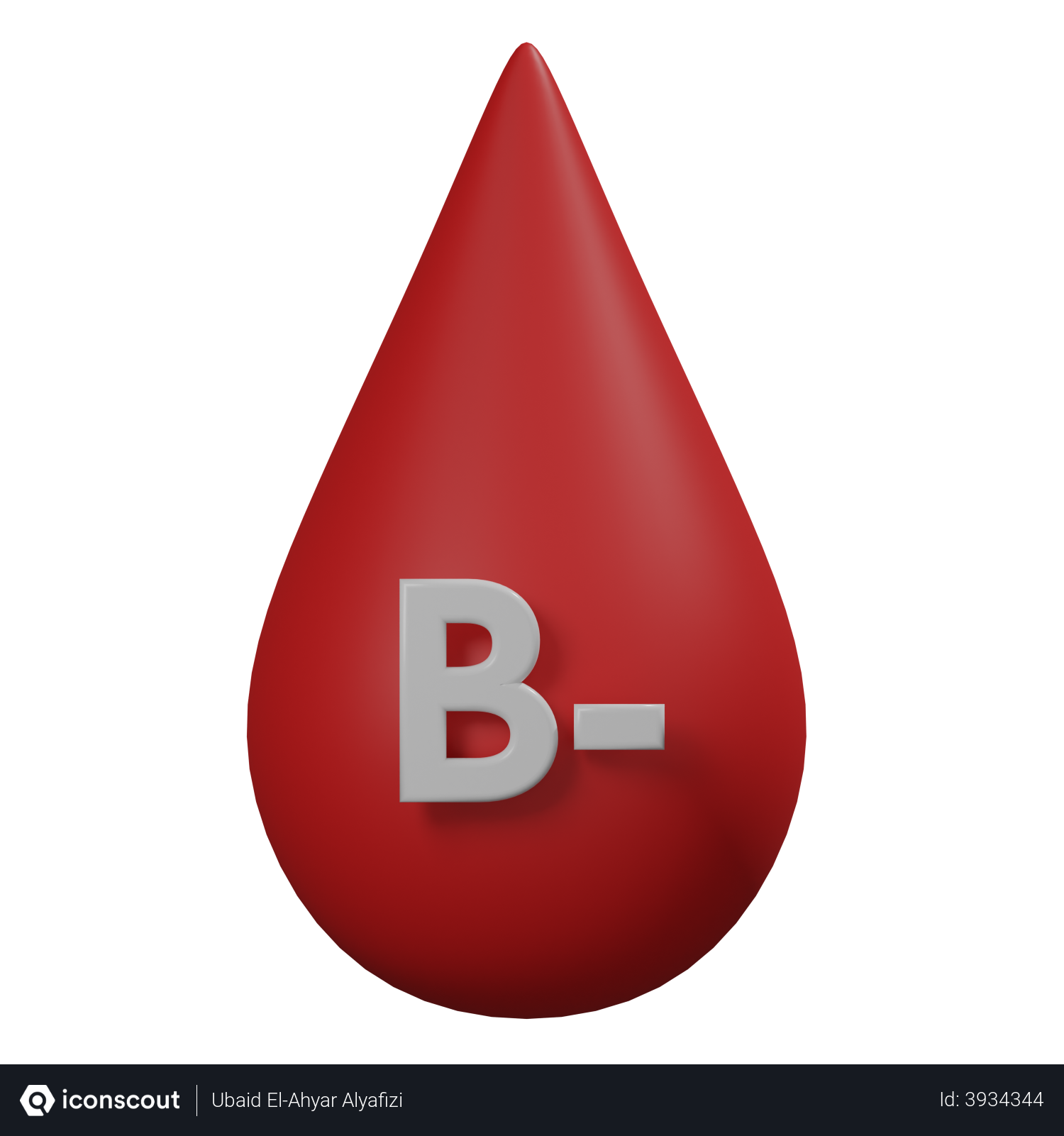 Free Blood B Negative 3D Illustration Download In PNG, OBJ Or Blend Format