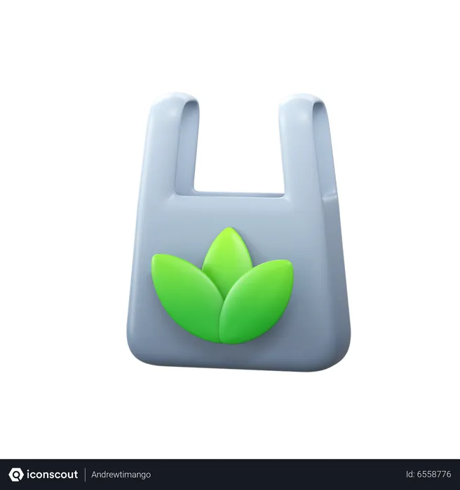 Free Bolsa ecológica  3D Icon