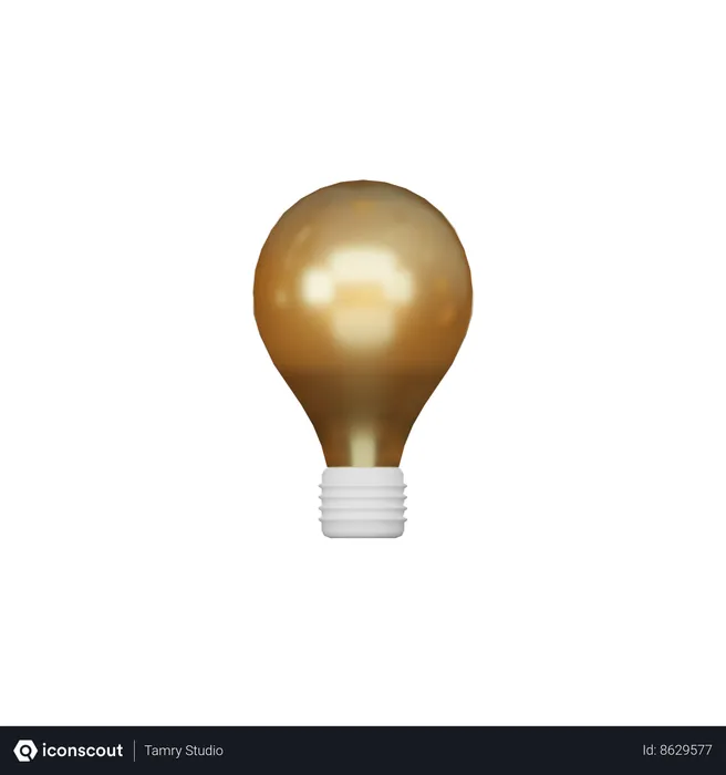 Free Bulb Idea  3D Icon