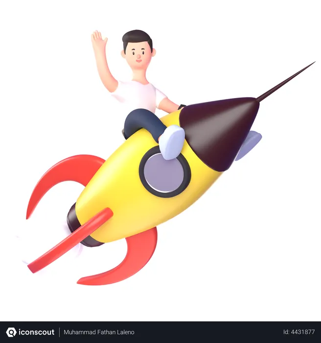 Free Business startup  3D Illustration