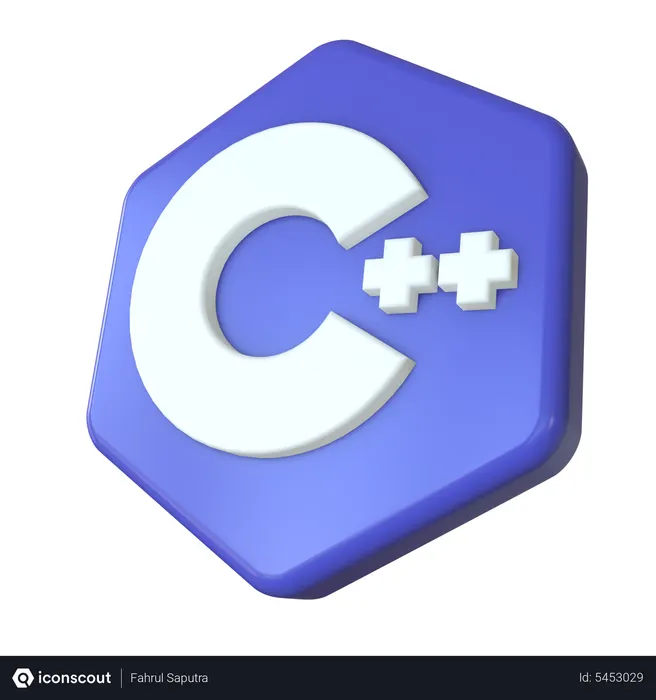 Free C++ Language Logo 3D Icon