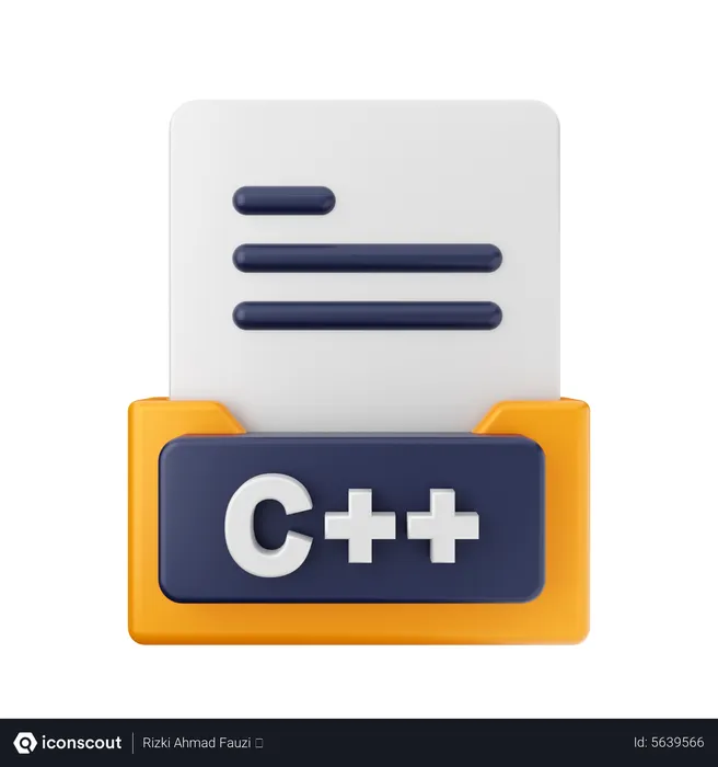 Free C Sprachordner  3D Icon