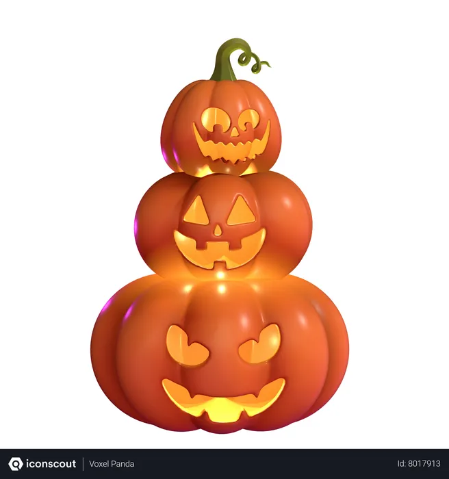 Free Calabaza de halloween  3D Icon