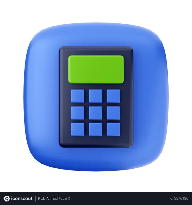 Free Calculadora  3D Icon