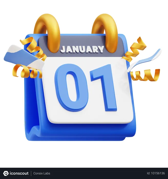 Free Calendar  3D Icon